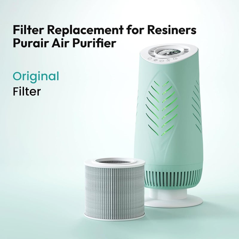Resiners 2 Pack Replacement Filter for Purair Air Purifier, 2-in-1 Resin Air Purifier Replacement Filter, H13 True HEPA Replacement Filter, SGS Certified, Epoxy Resin Tools Resin Accessories Supplies - Image 2